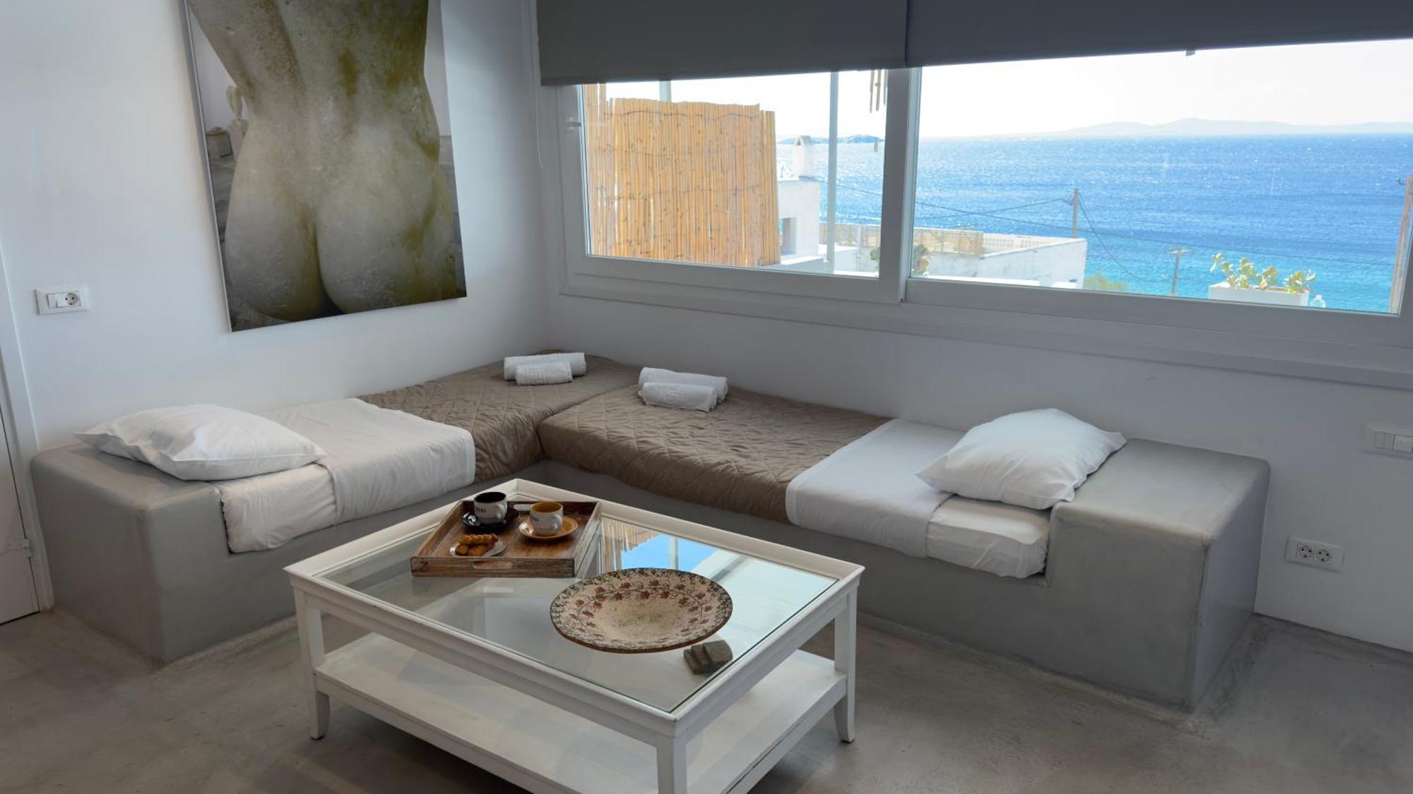 Mykonos Tourlos Nests - Sea View Escape Appartement Buitenkant foto