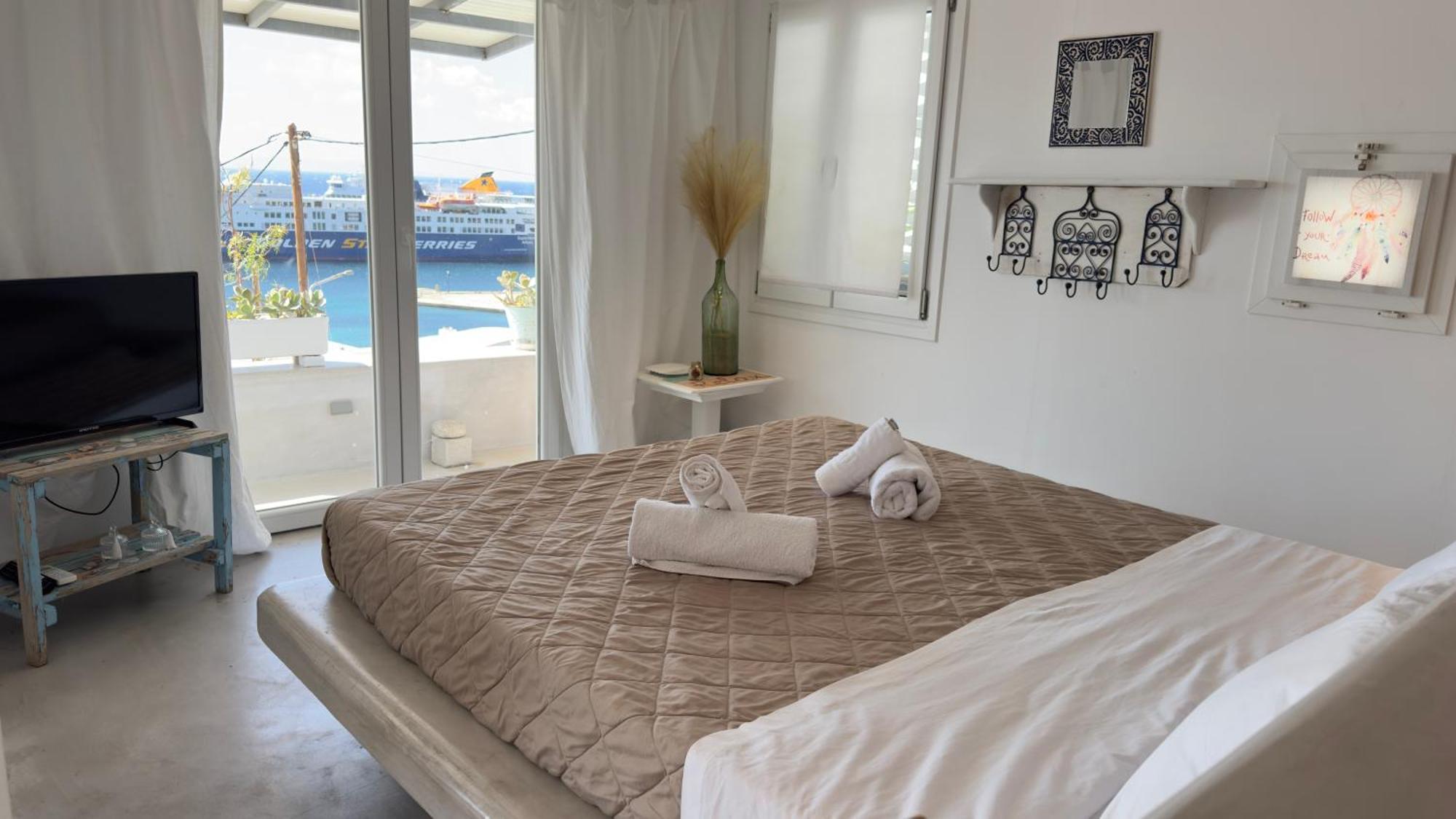 Mykonos Tourlos Nests - Sea View Escape Appartement Buitenkant foto