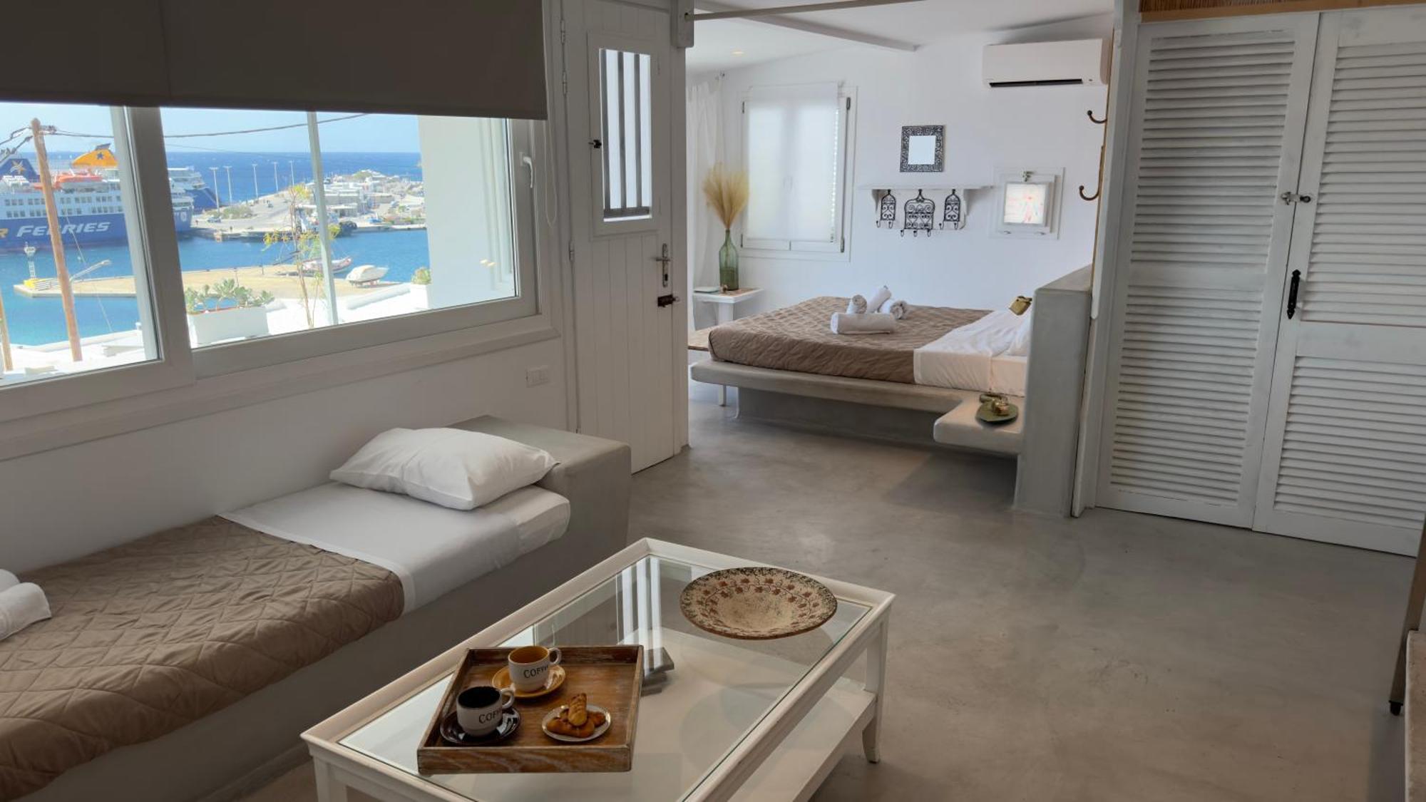 Mykonos Tourlos Nests - Sea View Escape Appartement Buitenkant foto