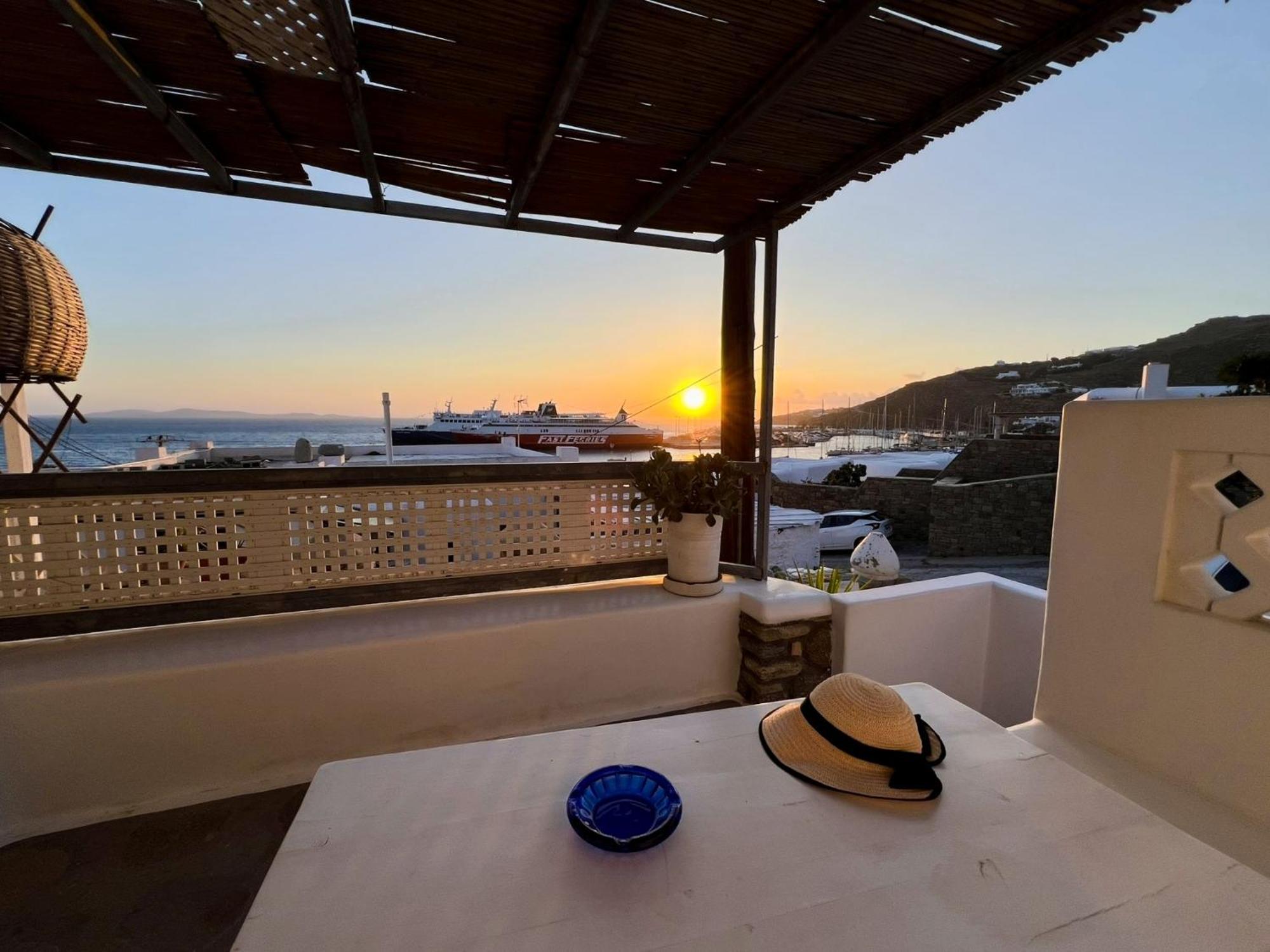 Mykonos Tourlos Nests - Sea View Escape Appartement Buitenkant foto