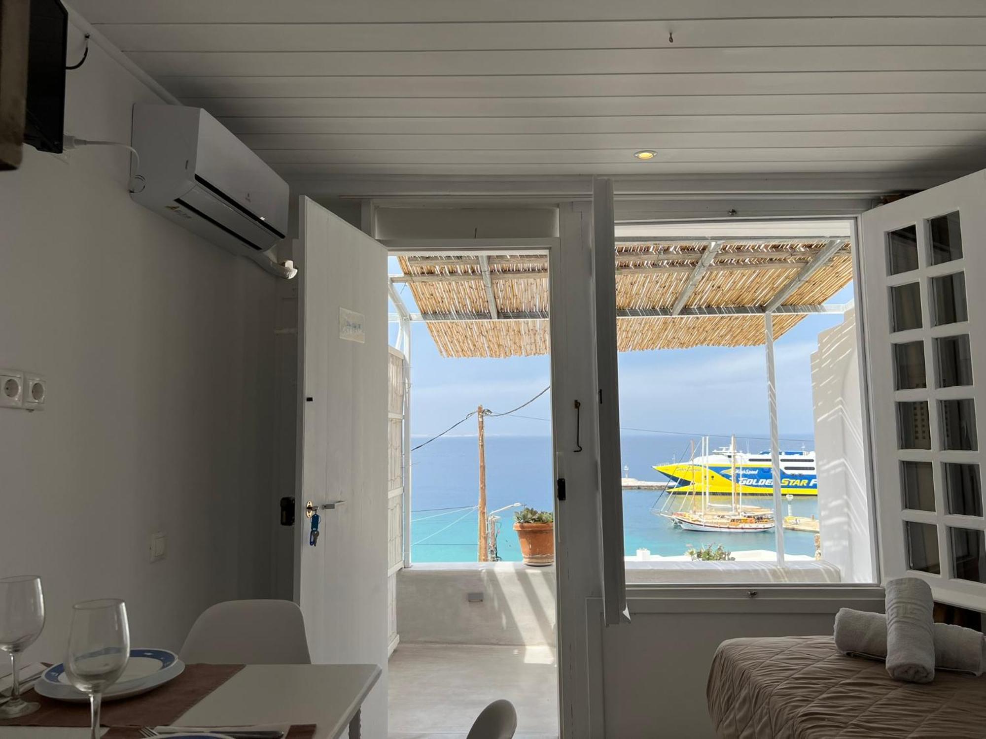 Mykonos Tourlos Nests - Sea View Escape Appartement Buitenkant foto